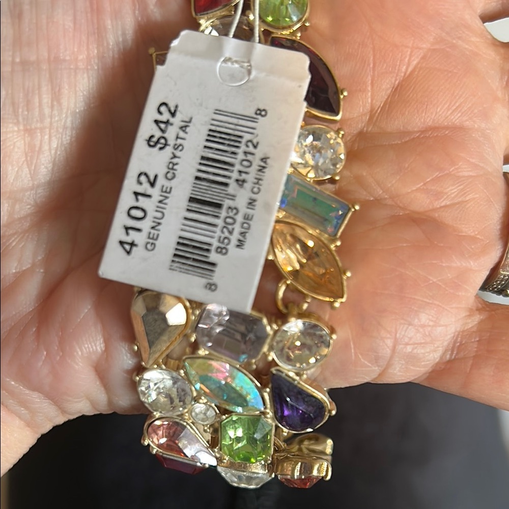 Vivi Genuine Multicolor Crystal Bracelet new with tags